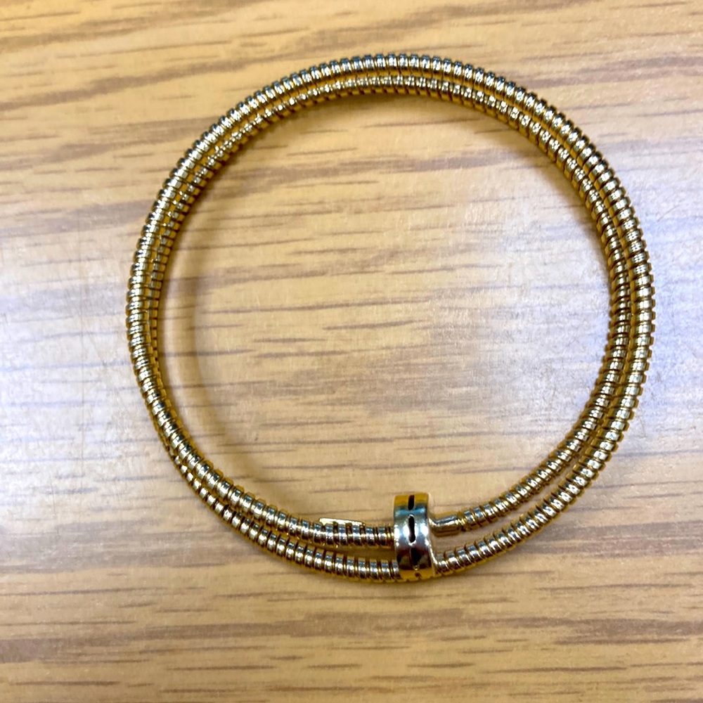 Nail wrap bracelet
